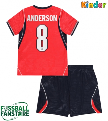 England Elliot Anderson #8 Replik Auswärtstrikot Kinder WM 2026 Kurzarm (+ Kurze Hosen)